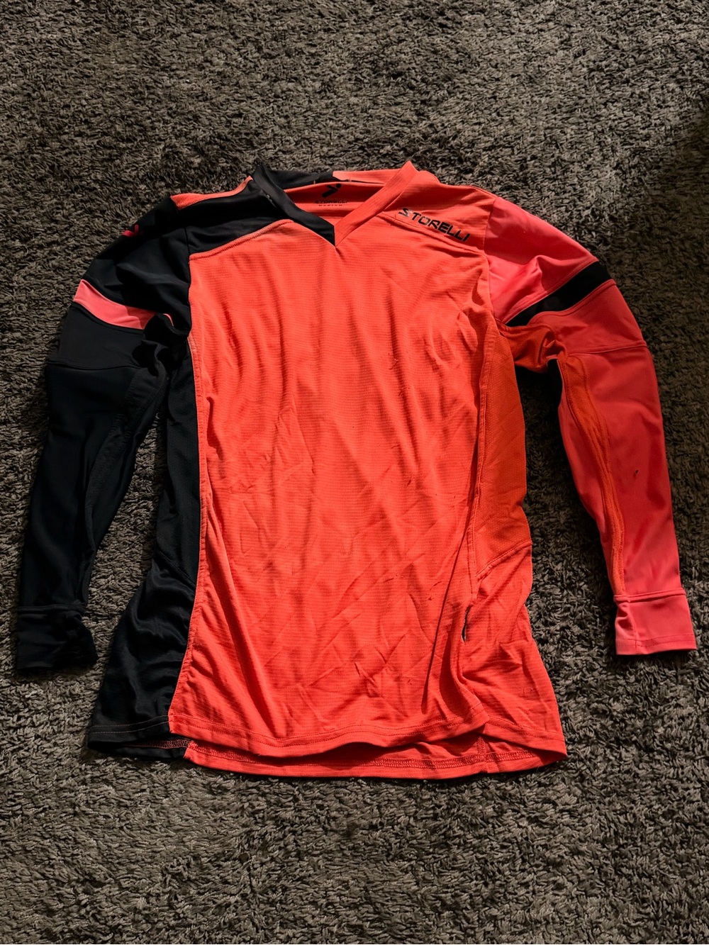 Men’s Pink Storelli Goal Keepers Jersey with Padding